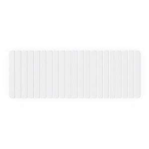 Modern 58x21&quot Diatomite Stone Extra Large Bath Mat in White
