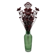 Bergamo Art Bundle of 4 Preserved Millet Rice Flower in Red