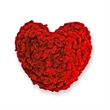 I Heart / Love You  Preserved Bowl Filler Set Romantic Floral Decor- Green Red