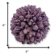 Handmade Preserved Topiary Balls Set of 6 Decorative Floral Orbs