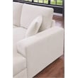 U-Shape Chenille Sectional Sofa with Dual Chaise Beige