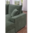 U-Shape Chenille Sectional Sofa with Dual Chaise Green