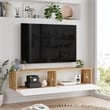 Future TV Unit Floating Entertainment Center Console with Storage UV Print