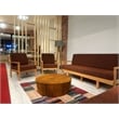 Batamex Home Solid Wood Handmade Round Coffee Table