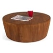 Batamex Home Solid Wood Handmade Round Coffee Table