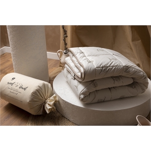 Duvetta 100 Wool Comforter with Cotton Fabric Cover New Zealand Wool Twin Size