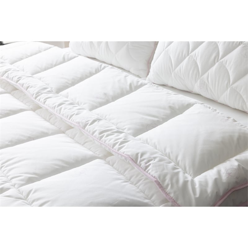Duvetta Natural Cotton Comforter with Cotton Fabric Cover All Season Twin Size