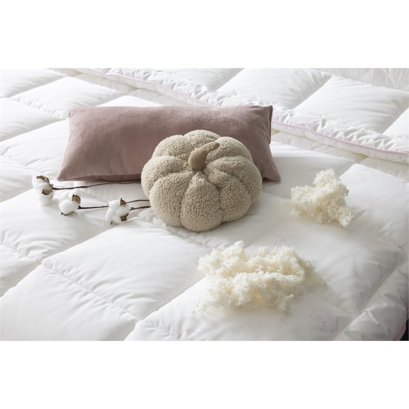 Duvetta Natural Cotton Comforter with Cotton Fabric Cover All Season Twin Size