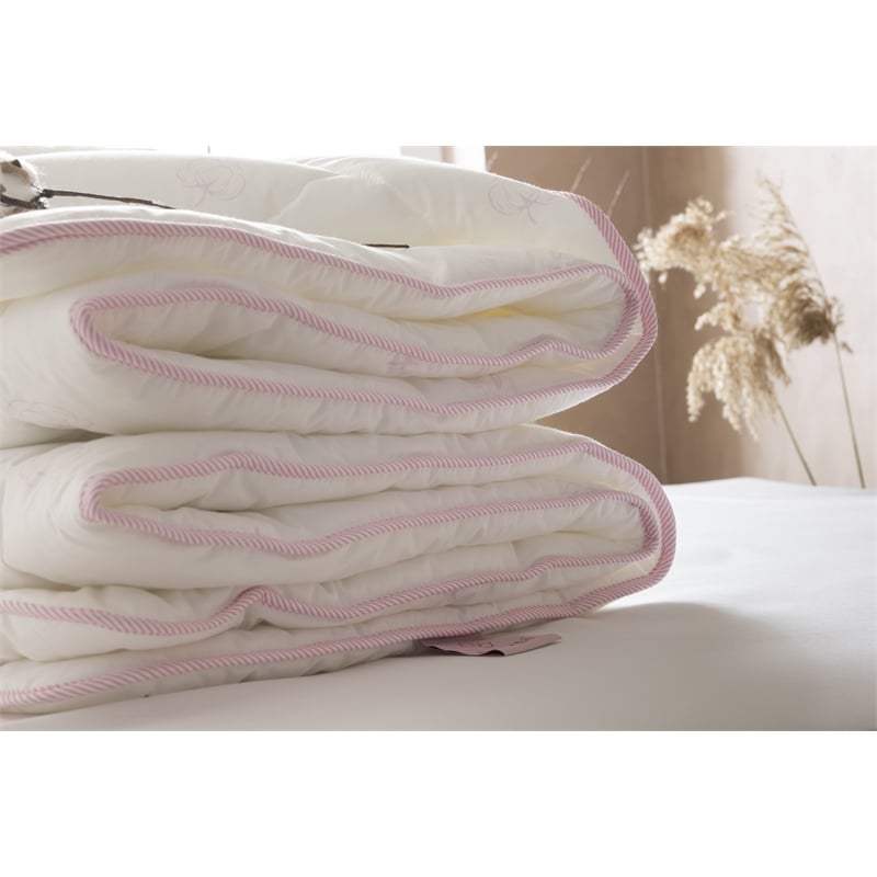 Duvetta Natural Cotton Comforter with Cotton Fabric Cover All Season Twin Size