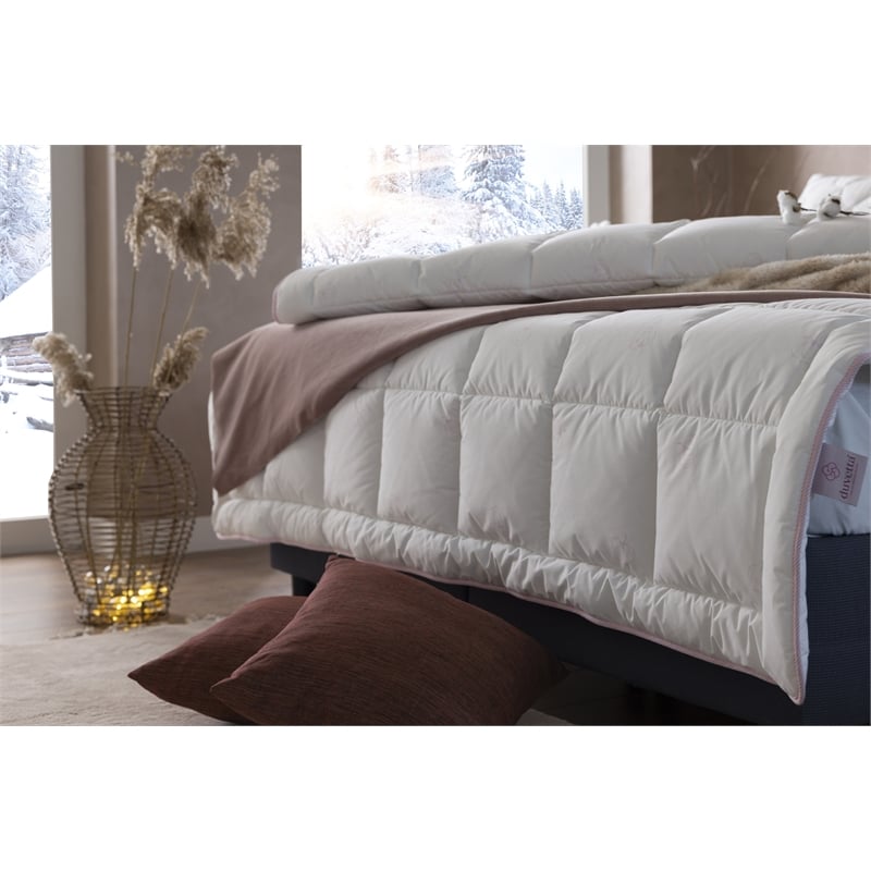 Duvetta Natural Cotton Comforter with Cotton Fabric Cover All Season King Size