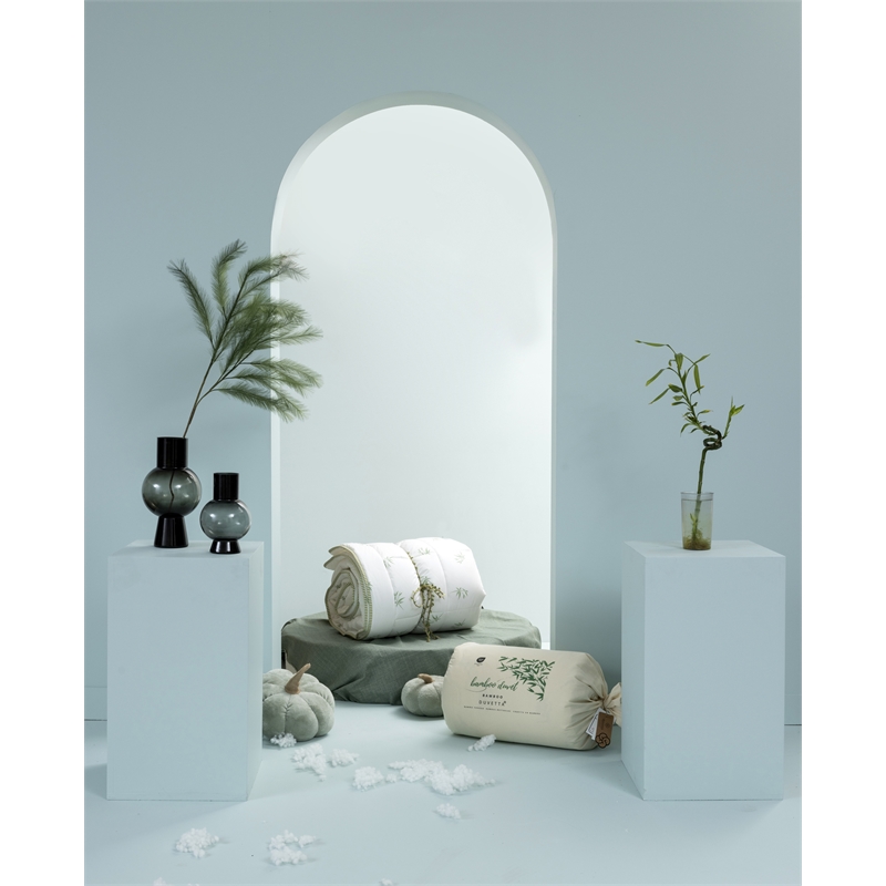 Duvetta Bamboo Comforter with Cotton Fabric Cover All Season Duvet Twin