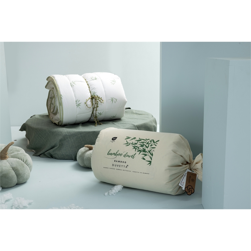 Duvetta Bamboo Comforter with Cotton Fabric Cover All Season Duvet Twin