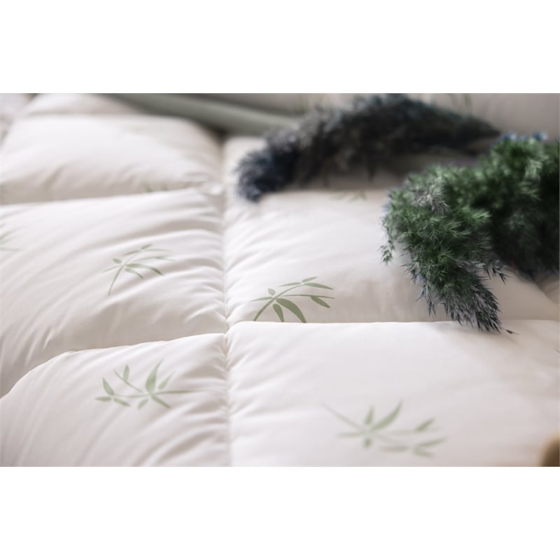 Duvetta Bamboo Comforter with Cotton Fabric Cover All Season Duvet Queen