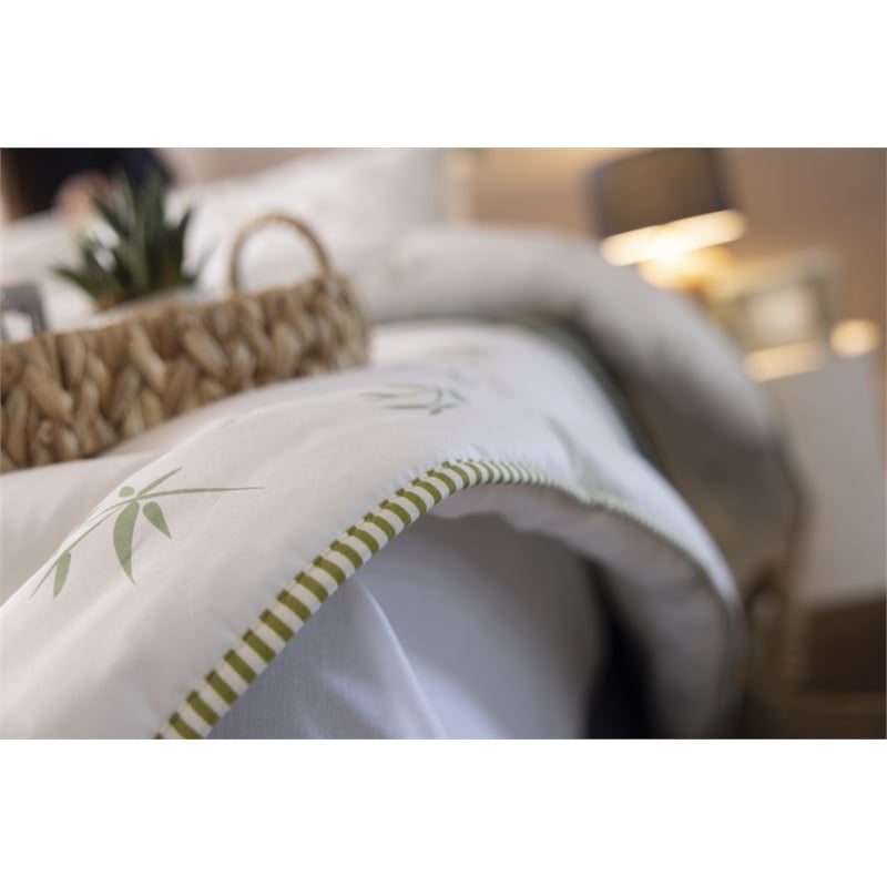Duvetta Bamboo Comforter with Cotton Fabric Cover All Season Duvet Queen