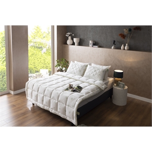 Duvetta Bamboo Comforter with Cotton Fabric Cover All Season Duvet Queen