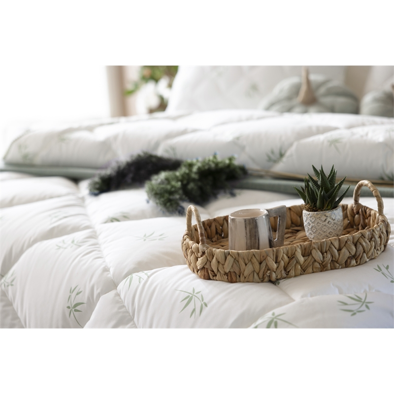 Duvetta Bamboo Comforter with Cotton Fabric Cover All Season Duvet King Size