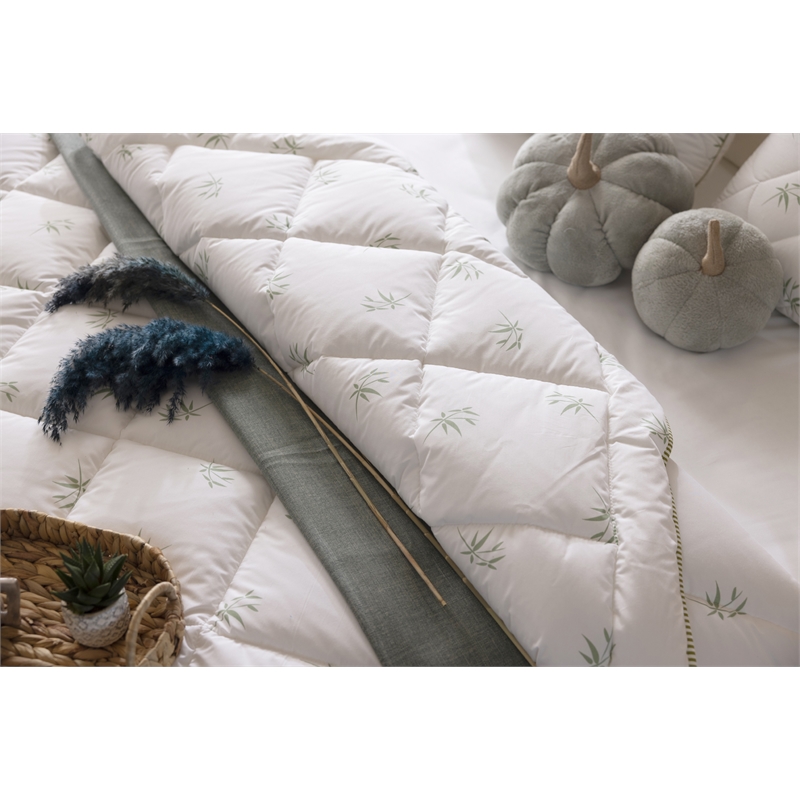 Duvetta Bamboo Comforter with Cotton Fabric Cover All Season Duvet King Size