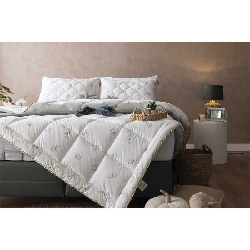 Duvetta Bamboo Comforter with Cotton Fabric Cover All Season Duvet King Size