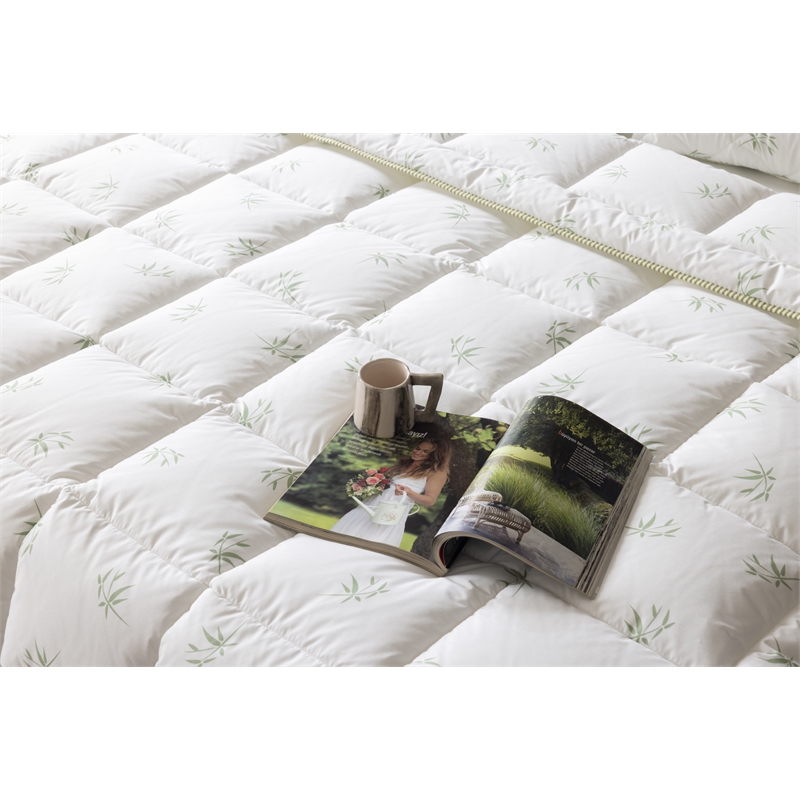 Duvetta Bamboo Comforter with Cotton Fabric Cover All Season Duvet King Size