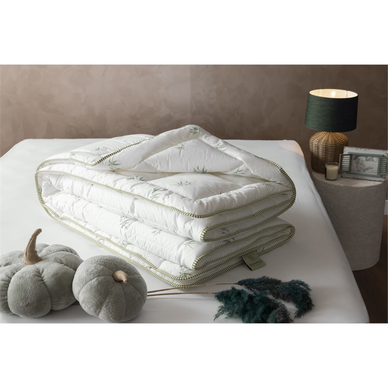 Duvetta Bamboo Comforter with Cotton Fabric Cover All Season Duvet King Size