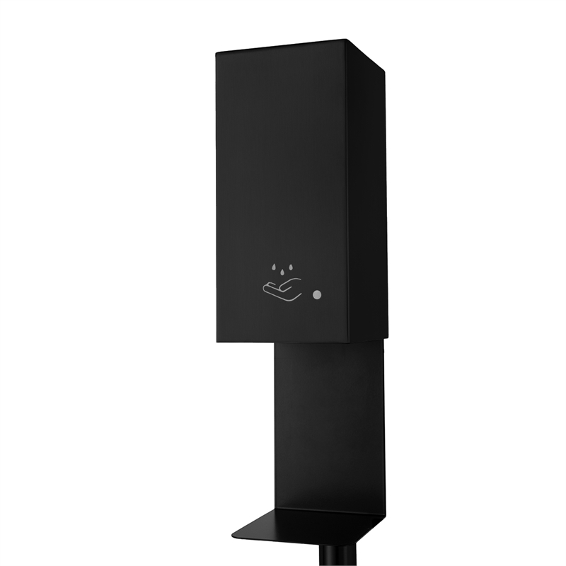 Luxe Floor Stand Touchless Hand Sanitizer Dispenser - 54 Matte Black