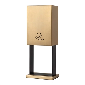 Luxe Tabletop Touchless Hand Sanitizer Dispenser - 21 Brushed Brass