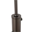 Palm Springs 1 Light Arc Floor Lamp - 87 Gunmetal and Gray tonal shades