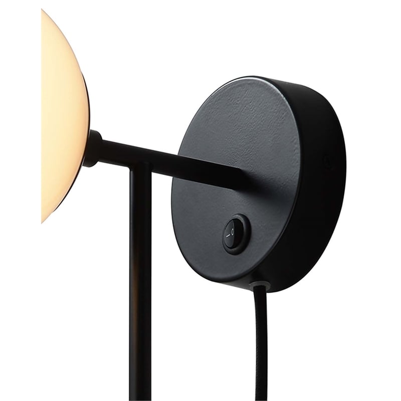 Duo Modern Contemporary LED Wall Sconce Matte Black