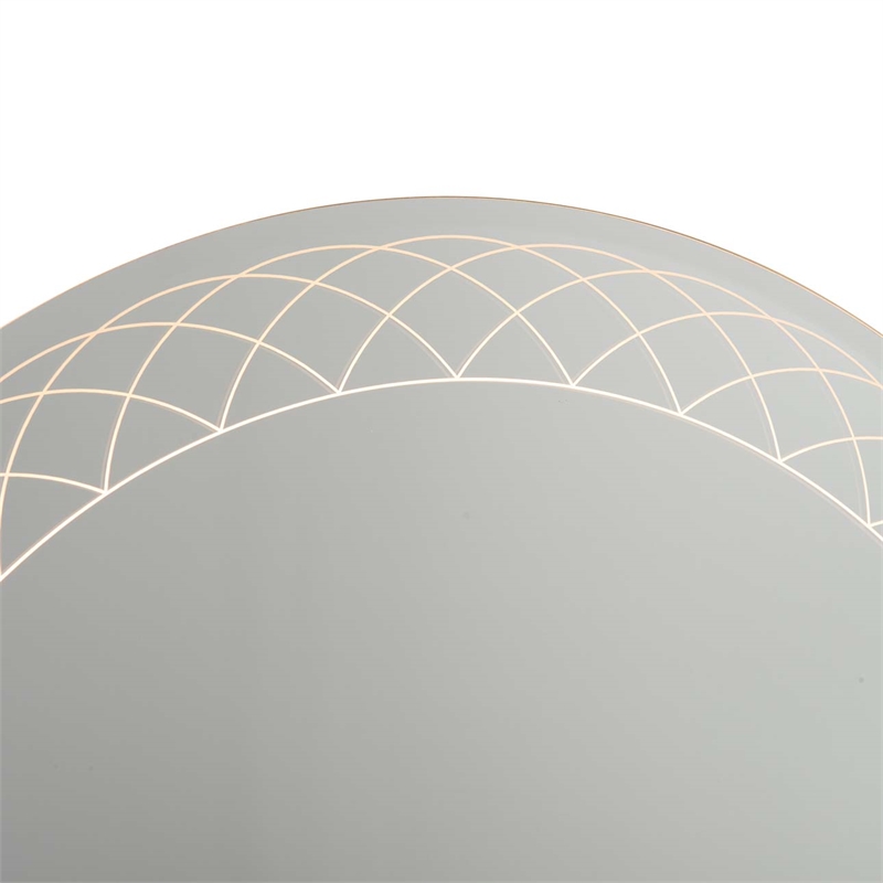 Interlace Backlit LED Mirror 28 Chrome