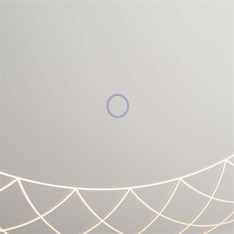 Interlace Backlit LED Mirror 28 Chrome