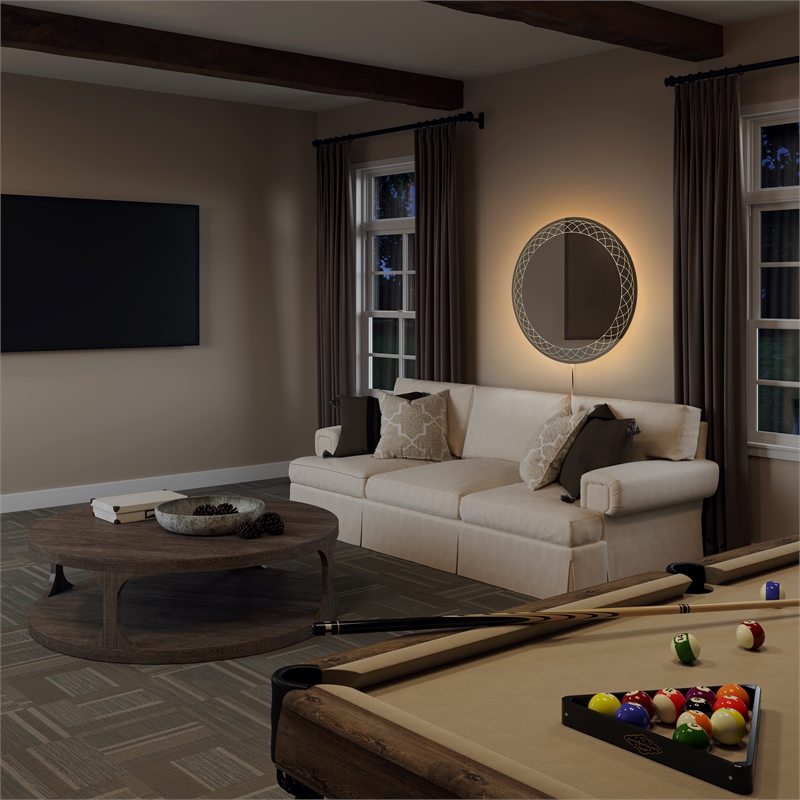 Interlace Backlit LED Mirror 28 Chrome