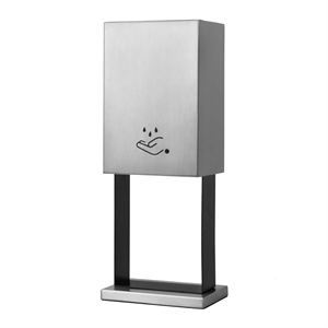 Luxe Tabletop Touchless Hand Sanitizer Dispenser - 21 Satin Nickel