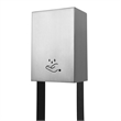 Luxe Tabletop Touchless Hand Sanitizer Dispenser - 21 Satin Nickel