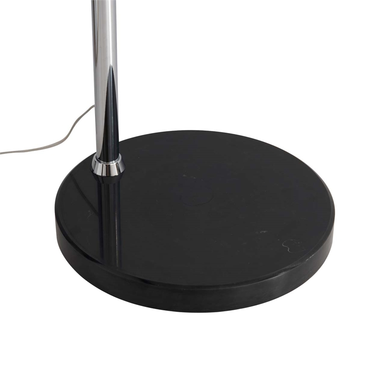 Marilyn 1 Light Arc Floor Lamp - 94 Chrome Mylar Crystal shade