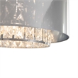 Marilyn 1 Light Arc Floor Lamp - 94 Chrome Mylar Crystal shade