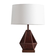 Artifact Natural Mica Table Lamp with Nightlight 22 Inch Gunmetal Charcoal Gray