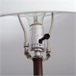 Artifact Natural Mica Table Lamp with Nightlight 22 Inch Gunmetal Charcoal Gray