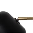 Culver 3 Light Arc Floor Lamp 86 Matte Black & Weathered Brass