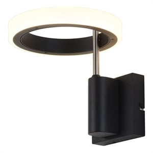 Aerial Hardwired LED Wall Sconce 9 Inch Antique Nickel