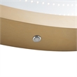 Starfall Vanishing Infinity LED Round Wall Mirror in Brass