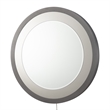 Starfall Vanishing infinity LED Round Wall Mirror in Gunmetal