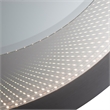 Starfall Vanishing infinity LED Round Wall Mirror in Gunmetal