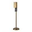 Luxe Floor Stand Touchless Hand Sanitizer Dispenser - 54 Brushed Brass