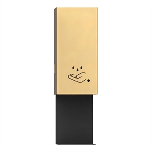 Luxe Wall Mount Touchless Hand Sanitizer Dispenser - 19 Brushed Brass