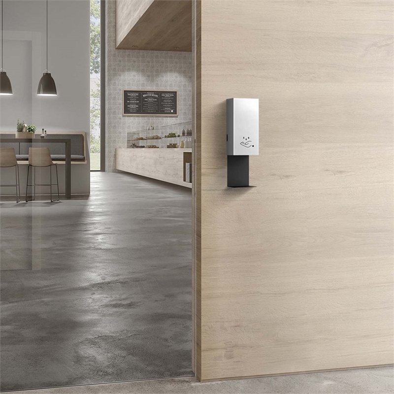 Luxe Wall Mount Touchless Hand Sanitizer Dispenser - 19 Satin Nickel