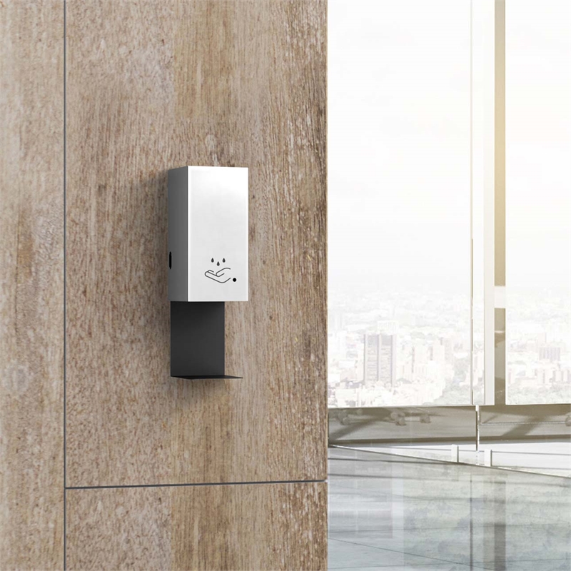 Luxe Wall Mount Touchless Hand Sanitizer Dispenser - 19 Satin Nickel