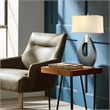 Pearson Table Lamp - 30 Pecan Wood and Brushed Nickel 3-Way Rotary Switch
