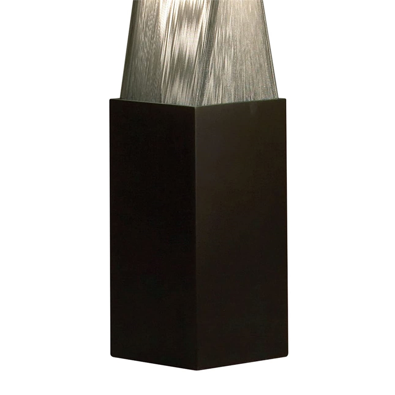 Torque Accent Floor Lamp - 54 Tall Base Espresso Wood finish
