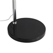 Marilyn 3 Light Arc Floor Lamp - 90 Polished Chrome & Mylar/Crystal Shades