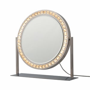 Marilyn Table Top LED Vanity Mirror - Chrome